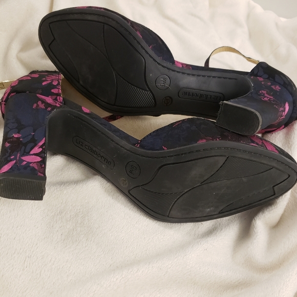 Liz Claiborne floral design shoes size 9M - Picture 3 of 5
